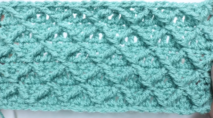 Crochet Diamond Stitch Pattern Tutorial