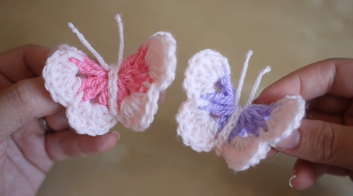 Beautiful butterfly crochet