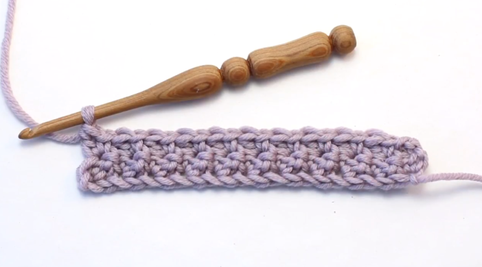 crochet blanket with modified sedge stitch tutorial