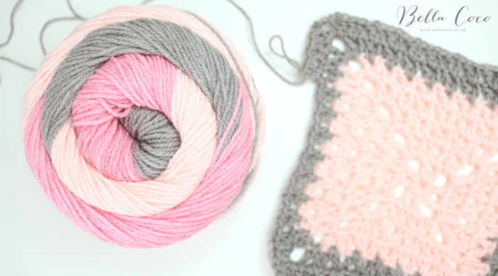 V Stitch Square Crochet Tutorial For A Baby Blanket