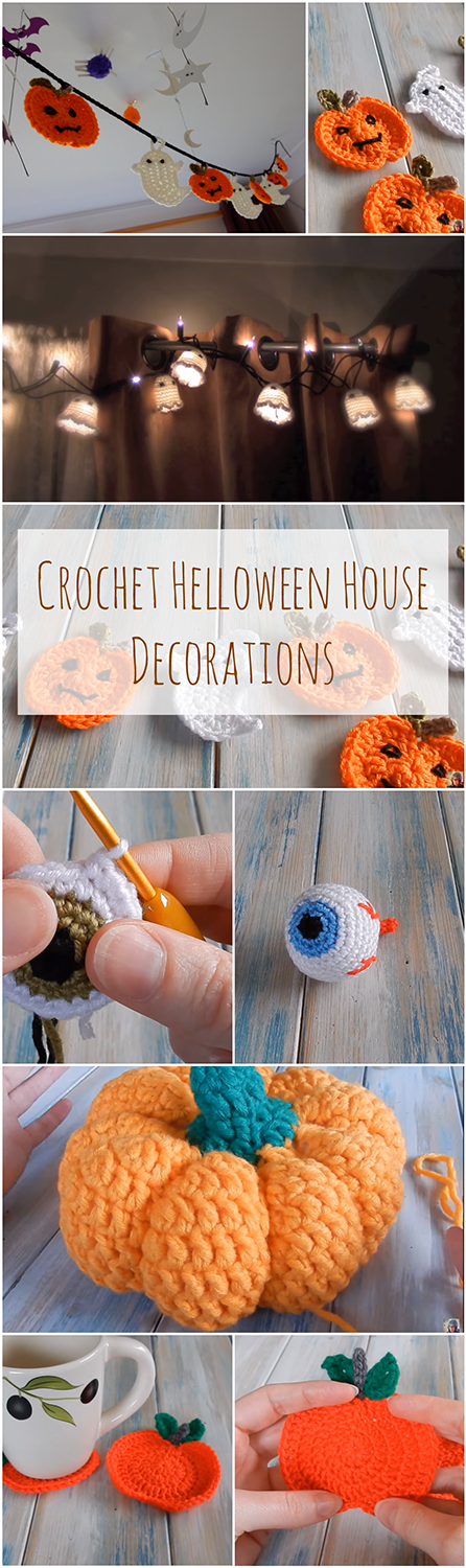 Crochet Helloween House Decorations
