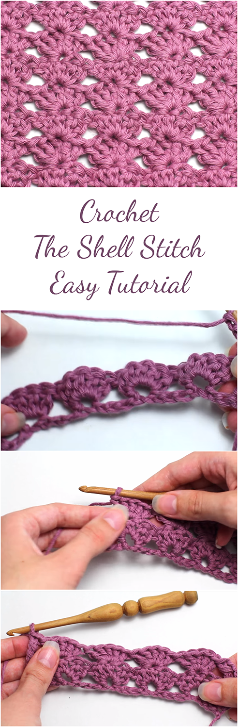 Crochet The Shell Stitch Easy Tutorial