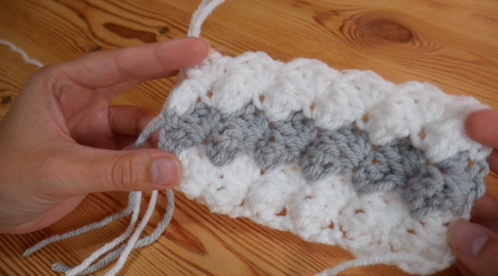 Easiest Crochet Baby Blanket With Marshmallow Stitch Video Tutorial