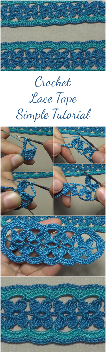 Crochet Lace Tape Simple Tutorial