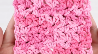 Crochet Half Double V Stitch Blanket Tutorial