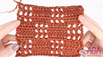 Crochet Filet Squares Stitch Sweater Tutorial