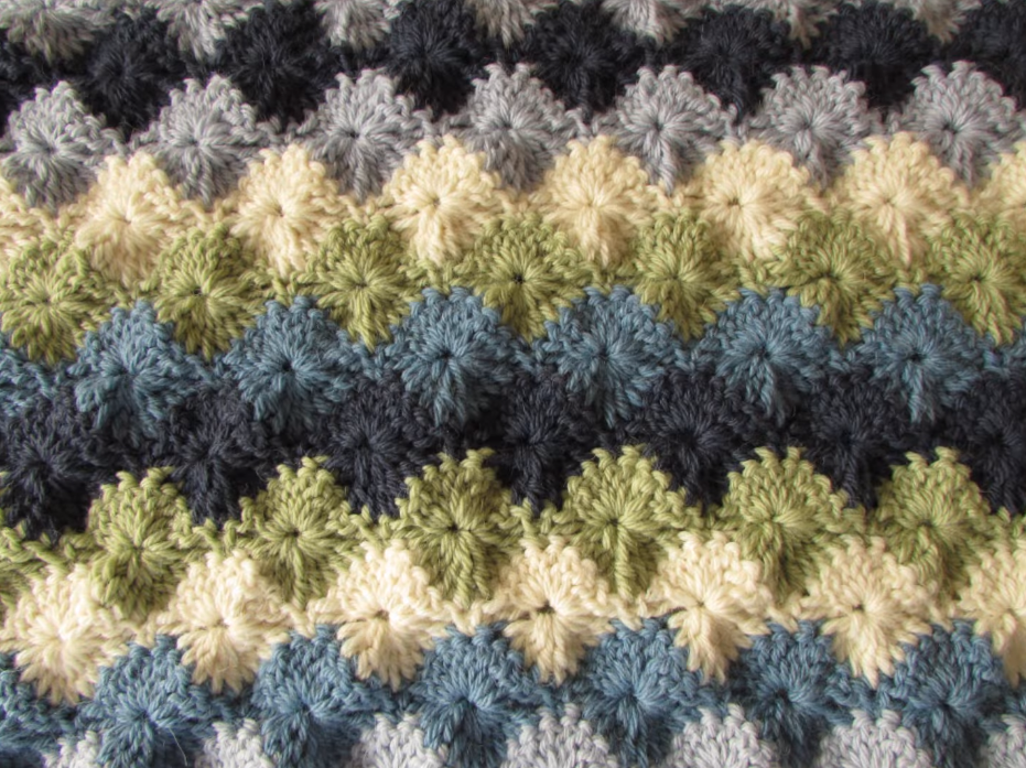 How to Crochet Catherine Wheel / StarBurst Stitch 