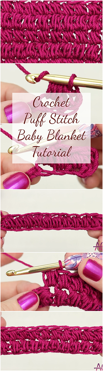 Crochet Puff Stitch - Easy Step By Step Tutorial + Free Video