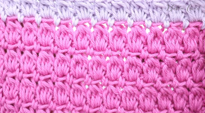 Crochet Cluster Stitch Baby Blanket