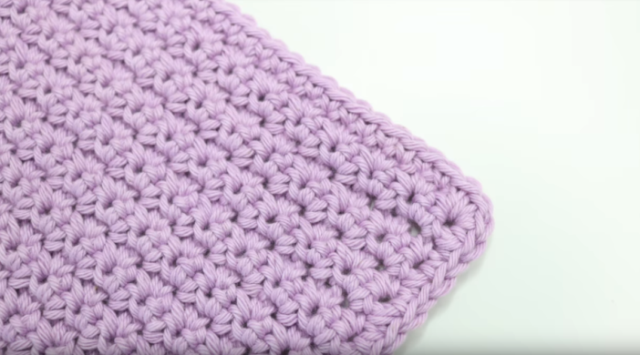 Crochet Grit Stitch Baby Blanket Easy Tutorial