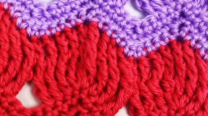 How to Crochet Vintage Fan Ripple Stitch