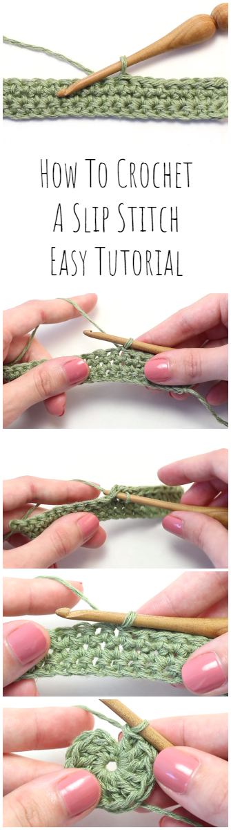 HHow To Crochet A Slip Stitch Easy Tutorial - Easy Step By Step Tutorial