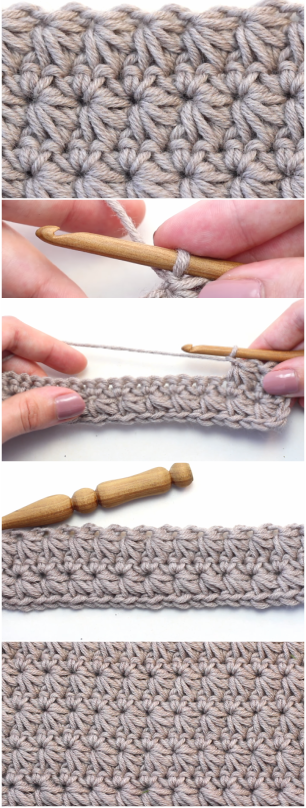 How To Crochet Star Stitch - Easy Tutorial + Free Pattern