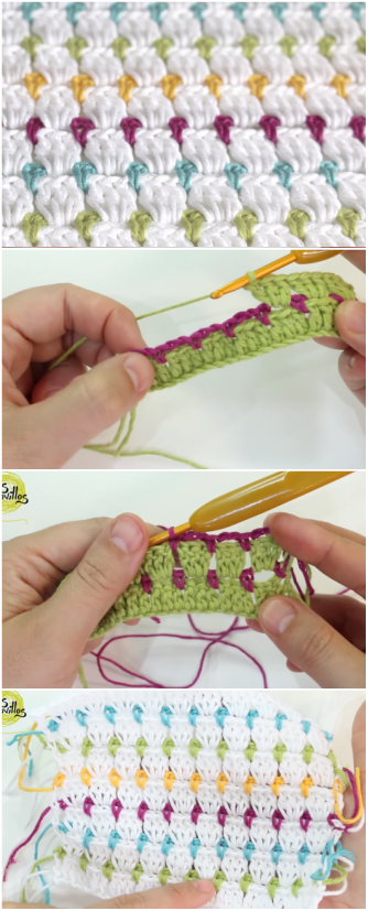 How To Crochet Block Stitch - Easy Tutorial