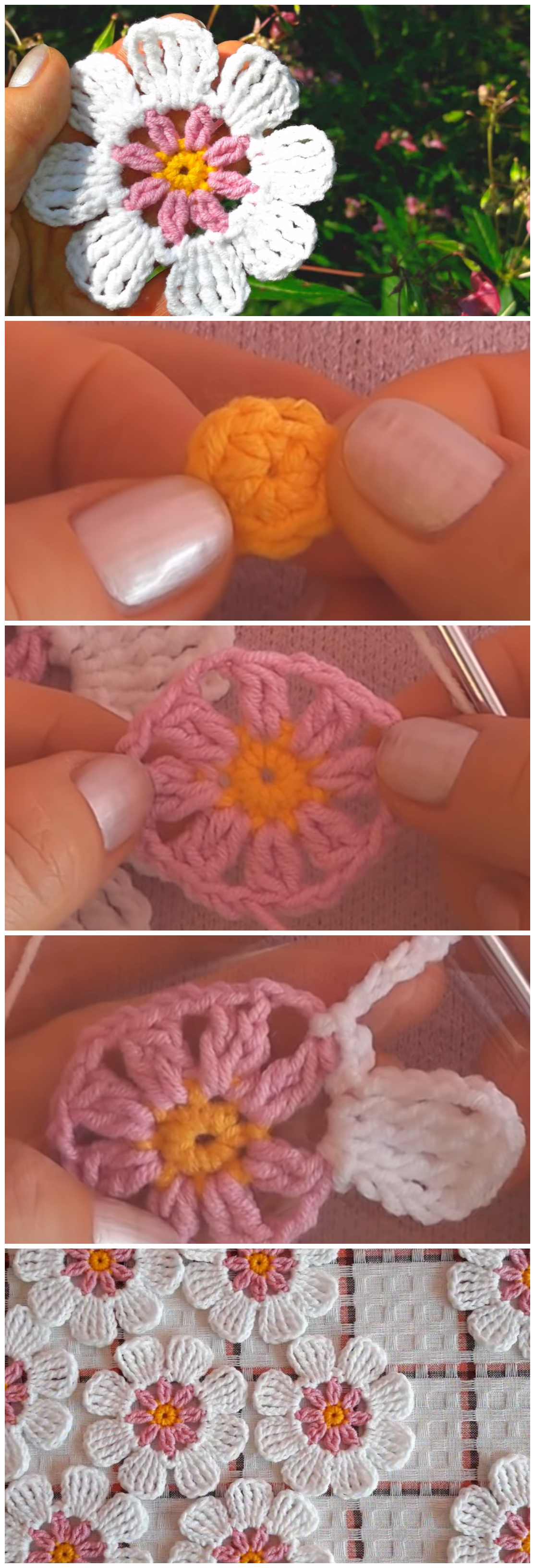 Crochet Flower Easy Pattern