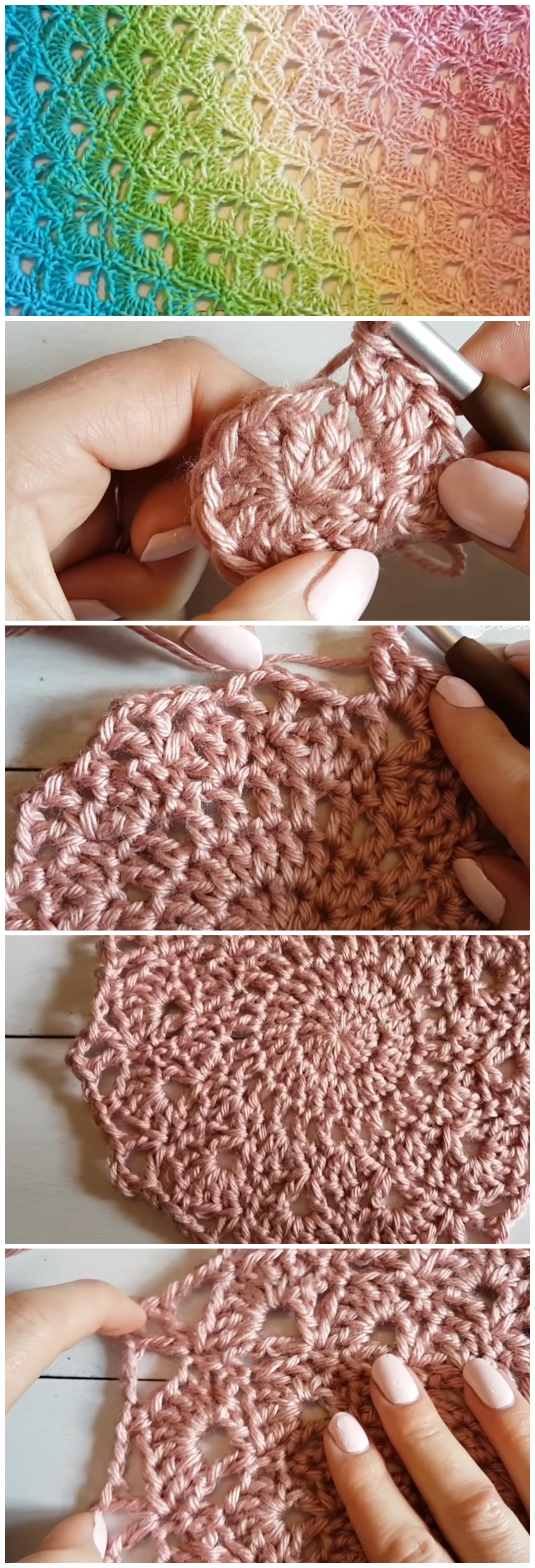 Crochet Lotus Flower Circle Blanket + Pattern