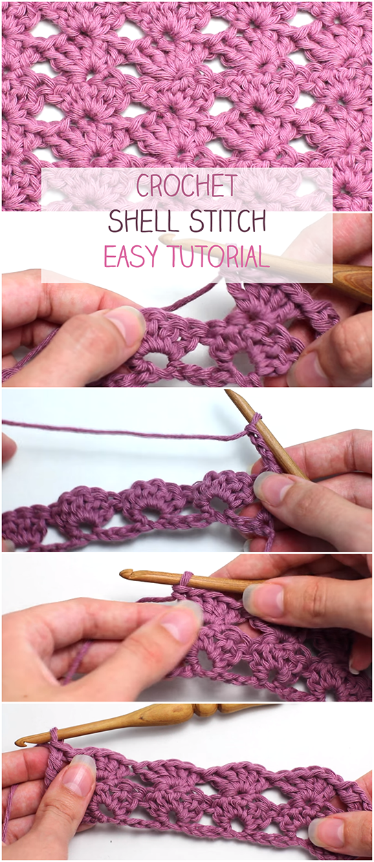 How to Crochet the Shell Stitch (Step-by-Step Instructions) - Easy