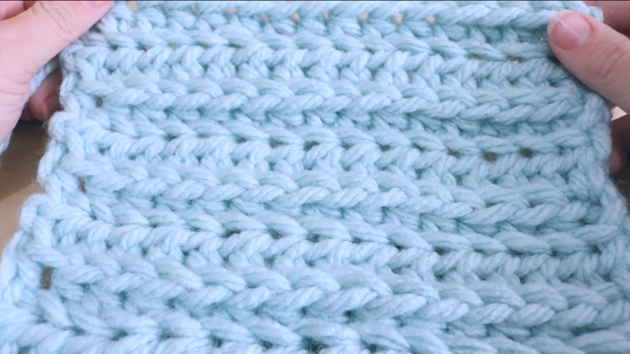 CROCHET: How to crochet the knit stitch