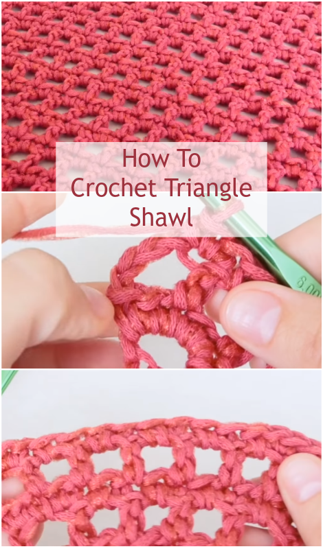 Crochet Triangle Shawl